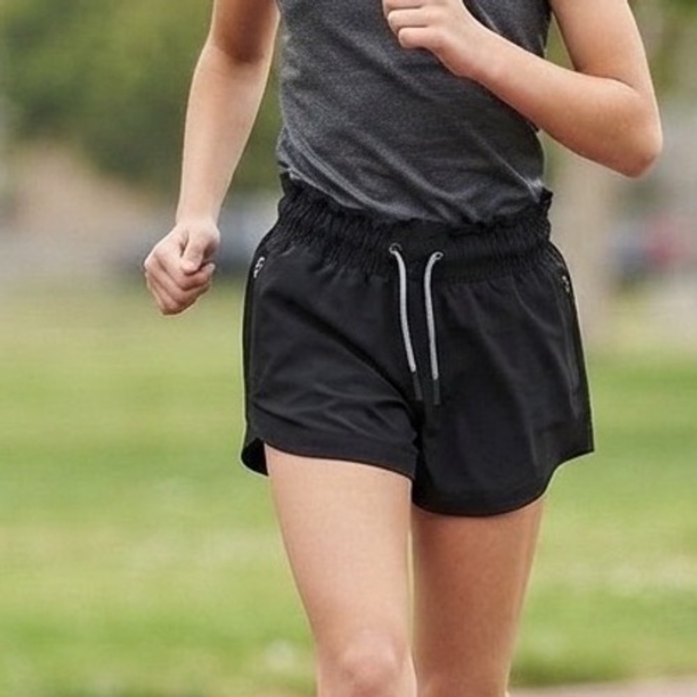 Athleta Girl Black Athletic Shorts Kids Size L 12